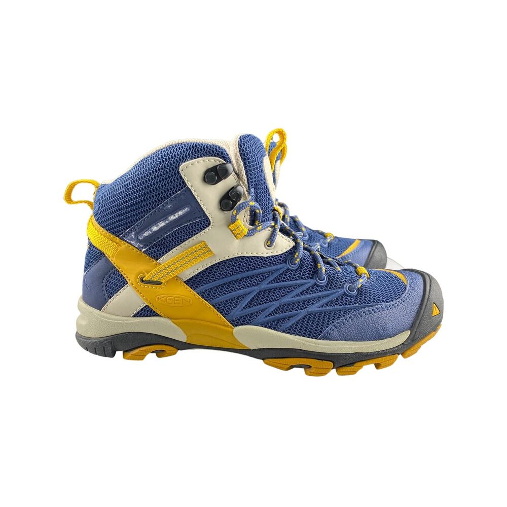 KEEN Marshall Mid Trail Hiking Boots Womens US 7.5 / 1009550 Blue Mesh Outdoor - Picture 6 of 9